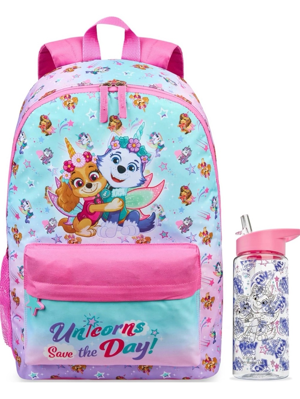 Paw Patrol  Kids Backpack Set in Pink & Purple SYKE & EVEREST NEW
